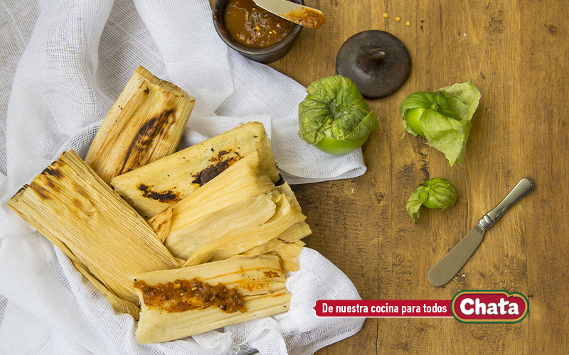 Prueba los diferentes tipos de tamales de productos Chata, sabores inigualables