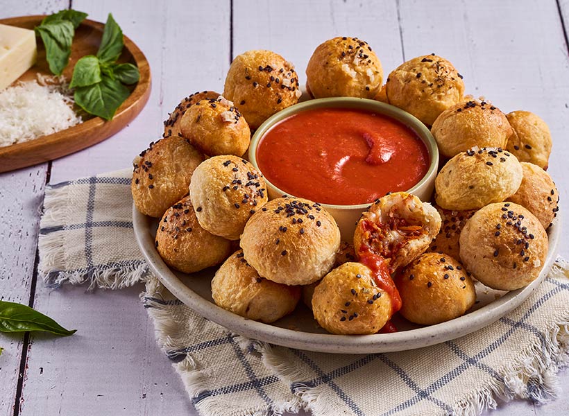 receta facil bolitas de queso rellenas de cochinita pibil