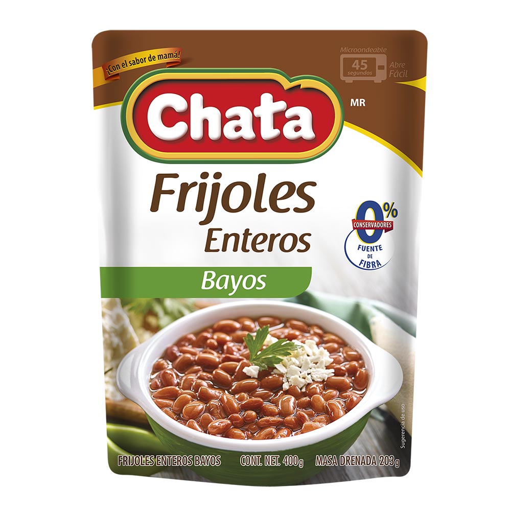 Frijoles Bayos Enteros Chata