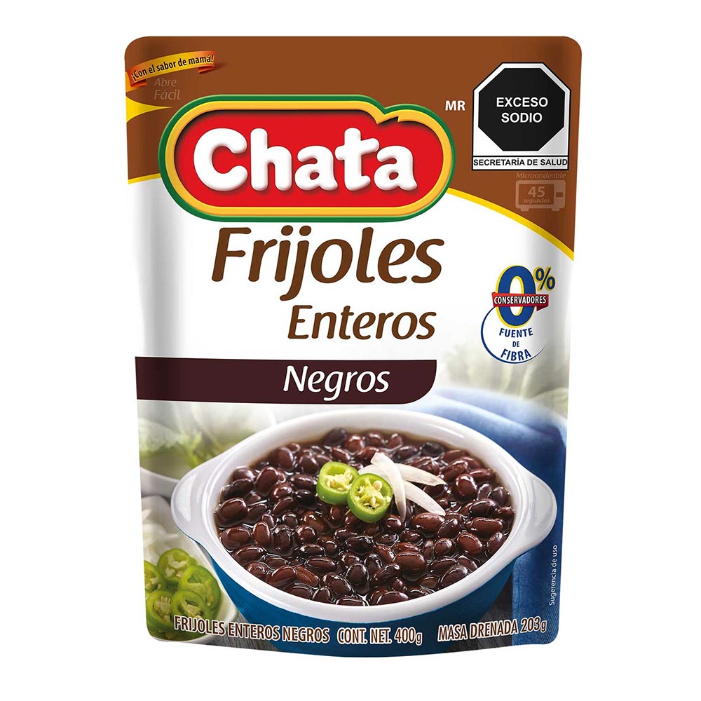 frijoles negros enteros